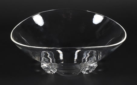 Large Signed Steuben Centerpiece Bowl