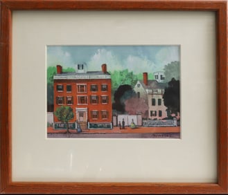 Richard de Menocal Watercolor and Pastel On Paper, Titled "2"