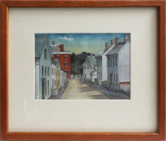 Richard de Menocal Watercolor On Paper, Titled "5"