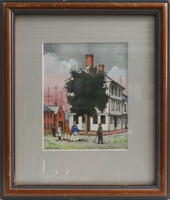 Richard de Menocol Watercolor On Paper, Titled "16"
