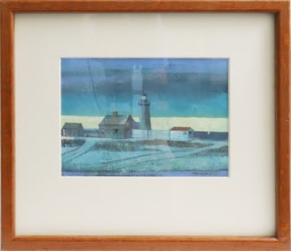 Richard de Menocal Watercolor And Pastel On Paper, Titled "11"
