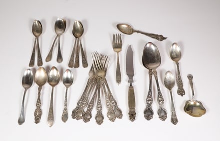 25 Pieces of Assorted Sterling Silver Flatware