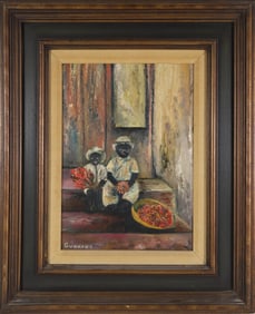 Peter Guarino Oil Painting "Flower Sellers"