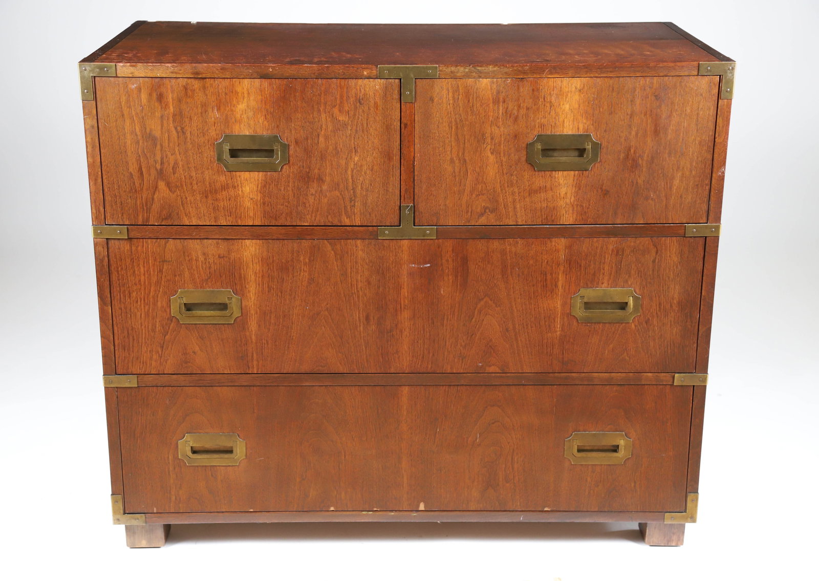 Contemporary Brass Bound Chest of Drawers (1 of 6)