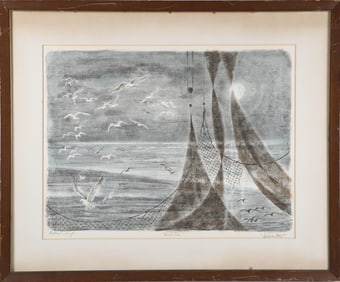 Georges Schreiber Artist Proof "Quiet Sea"