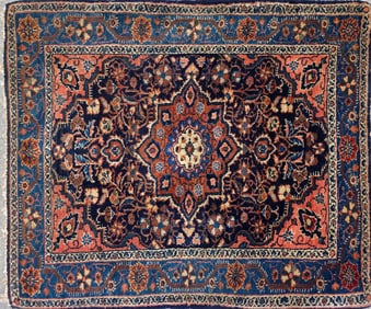 Vintage Oriental Rug Mat
