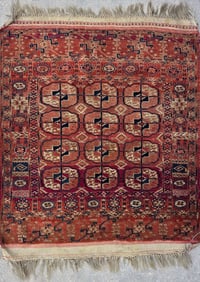 Hand Knotted Antique Bokhara Oriental Rug