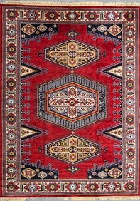 Vintage Kazak Style Broadloom Carpet