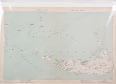 Nantucket Map Altas Plate, circa 1891-1901