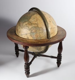 Joslin Boston Terrestrial 12 inch Globe, circa 1851