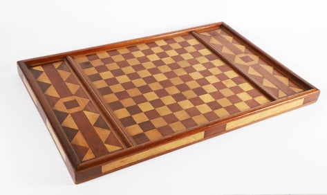 Antique Multi-Wood Game Board