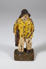 Painted Cast Iron Old Salt Doorstop