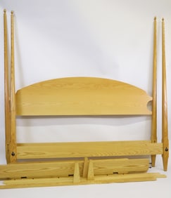 Stephen Swift Ash King Size Four Poster Bed