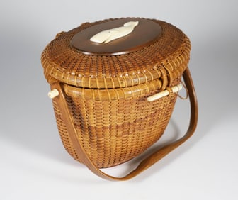 Jose Formoso Reyes Nantucket Friendship Basket, circa 1973