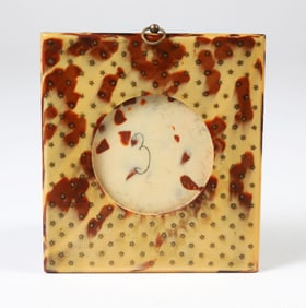 French Pique Antique Tortoiseshell Picture Frame, 18th/19th Century