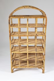 Vintage Bamboo 20 Cubby Wine Caddy