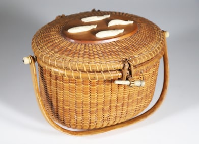 Michael Kane Nantucket Friendship Basket, circa 1973