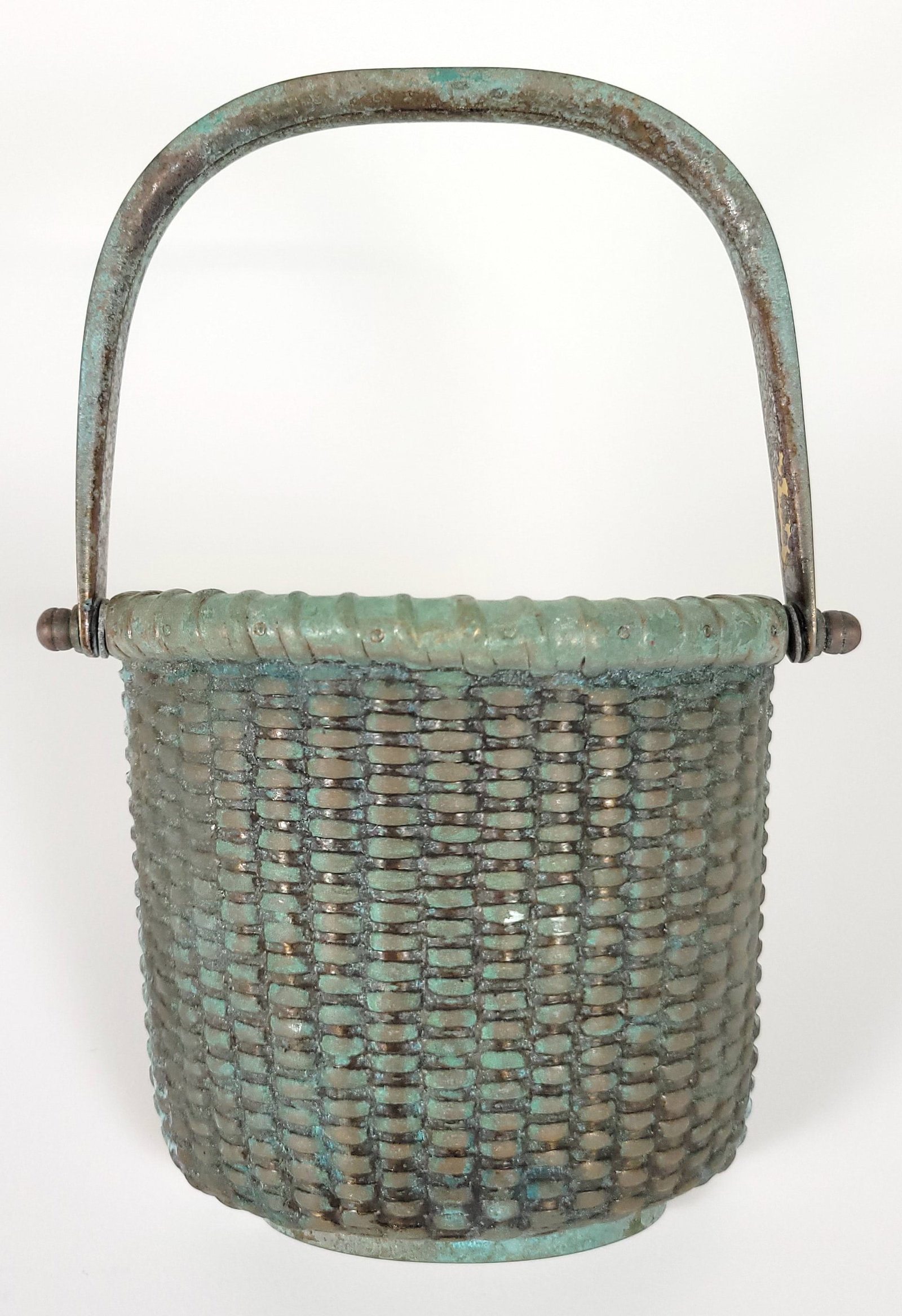 Vintage Cast Bronze Nantucket Basket Door Knocker (1 of 5)