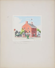 Doris and Richard Beer Watercolor "Old Customs House"
