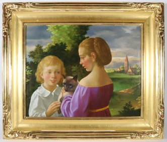 Arsen Kurbanov Oil on Canvas "The Gift"