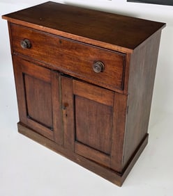 Antique English Regency Mahogany Cabinet, 19th Century
