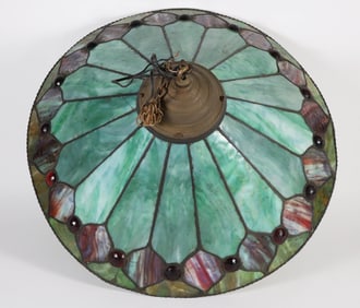 Tiffany Style Stained Glass Hanging Light Fixture Shade