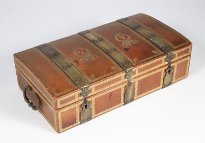 French Partner's Trinket Box "Marquise de Sevigne, Paris", 19th Century