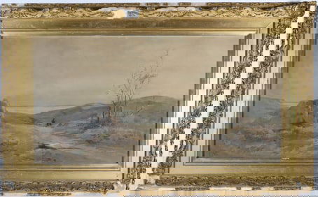 Carl Weber Watercolor on Paper "Path To The Beach"