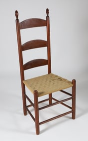American Shaker Side Chair with Tape Seat and Back