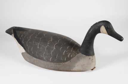 Contemporary Carved and Painted Goose Decoy