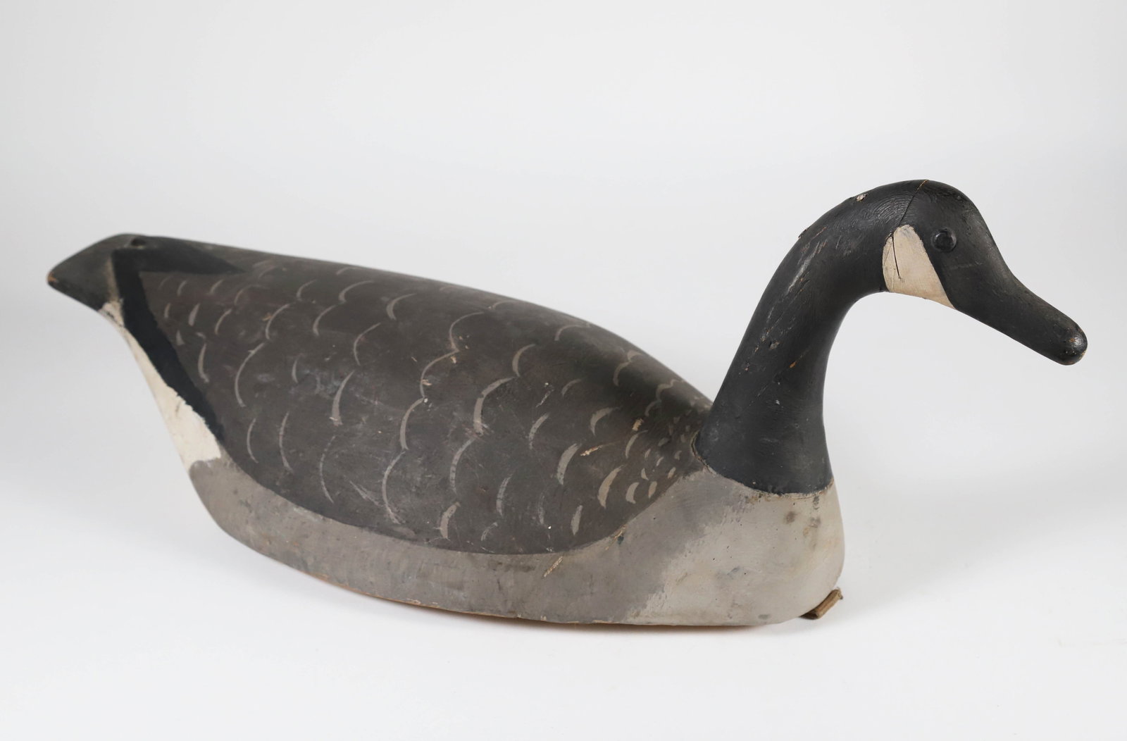 Contemporary Carved and Painted Goose Decoy (1 of 5)