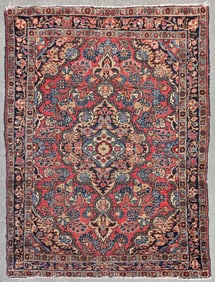Hand Knotted Persian Oriental Scatter Rug