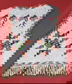 Native American Child's Beaded Vest, Sioux, circa 1920s