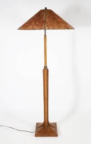 Stickley Oak Floor Lamp