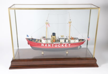 Cased Model of the Nantucket Lightship