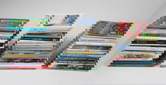 Collection of Approximately 50 Nantucket, New England, and Cook Books