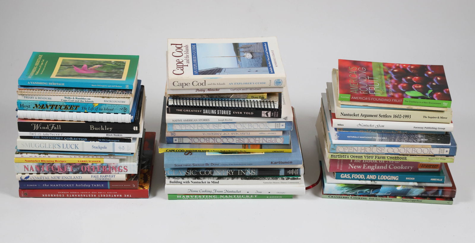 Collection of Approximately 50 Nantucket, New England, and Cook Books (1 of 4)