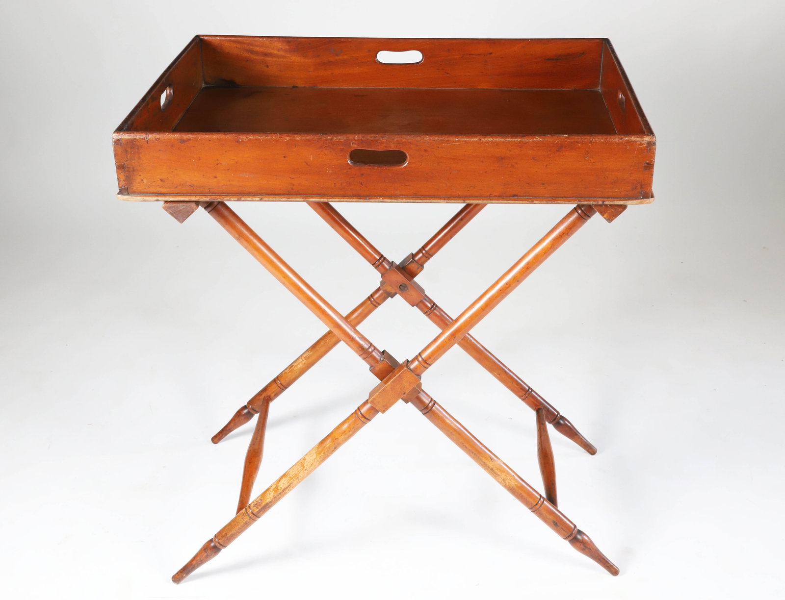 Georgian Butler's Tray on Stand (1 of 5)