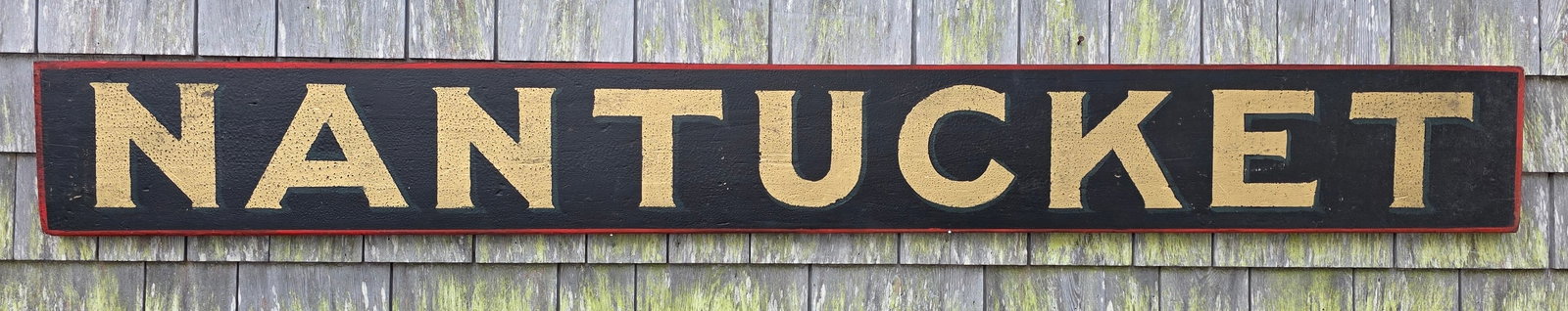 Antique Style Nantucket Painted Advertising Trade Sign (1 of 3)