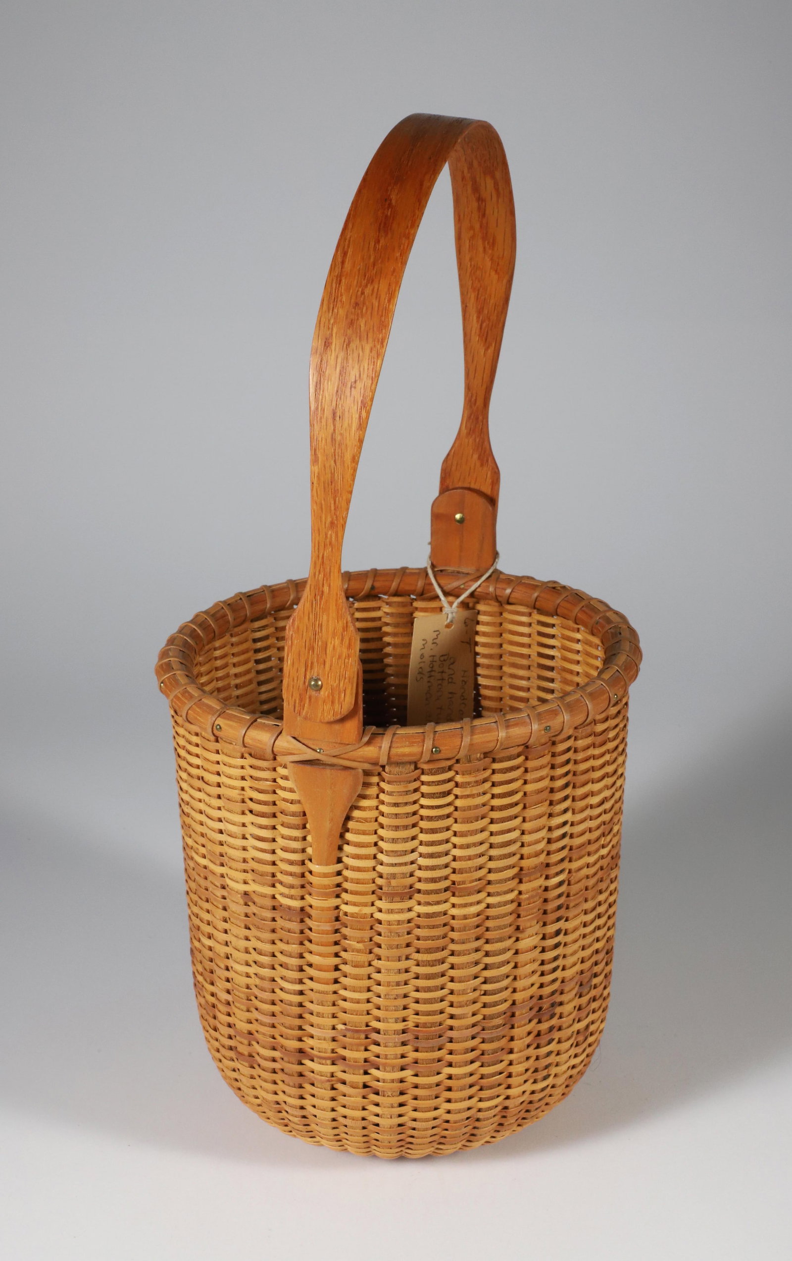 Harold Hoffman Swing Handle Nantucket Basket, circa 1997 (1 of 6)