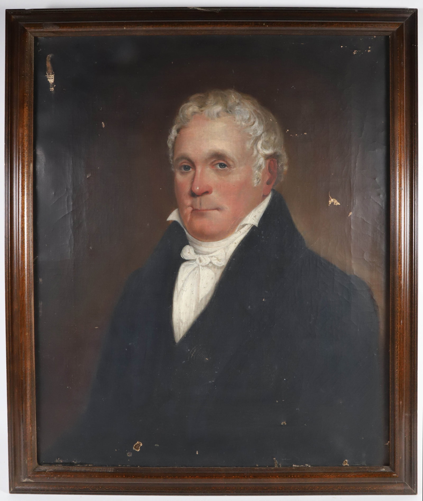 Nantucket Oil on Canvas "Portrait of a Gentleman", 19th Century (1 of 7)