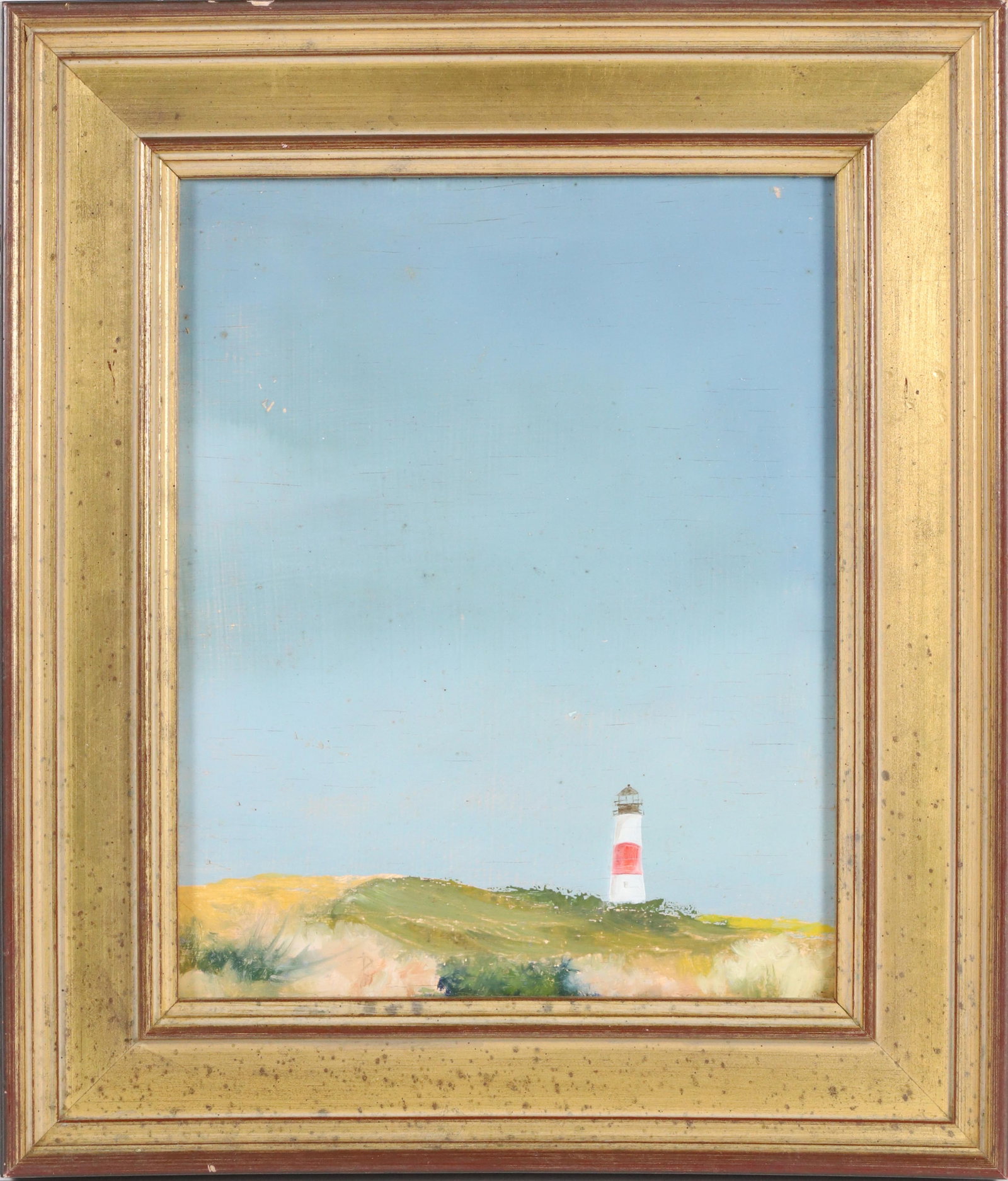 Contemporary Oil on Panel "View of Sankaty Light" (1 of 4)