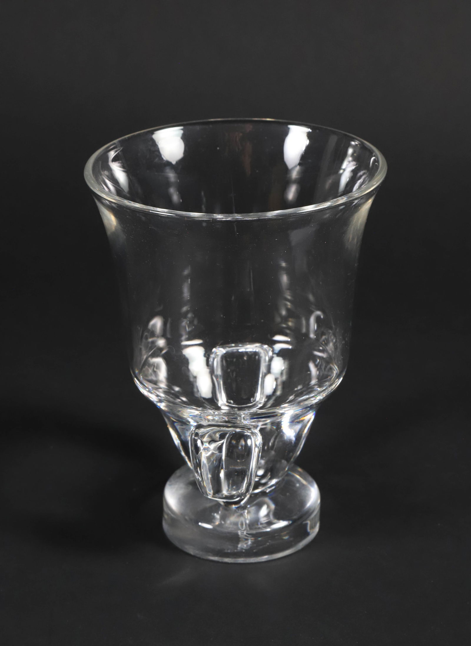 Signed Steuben Clear Crystal Vase - 2