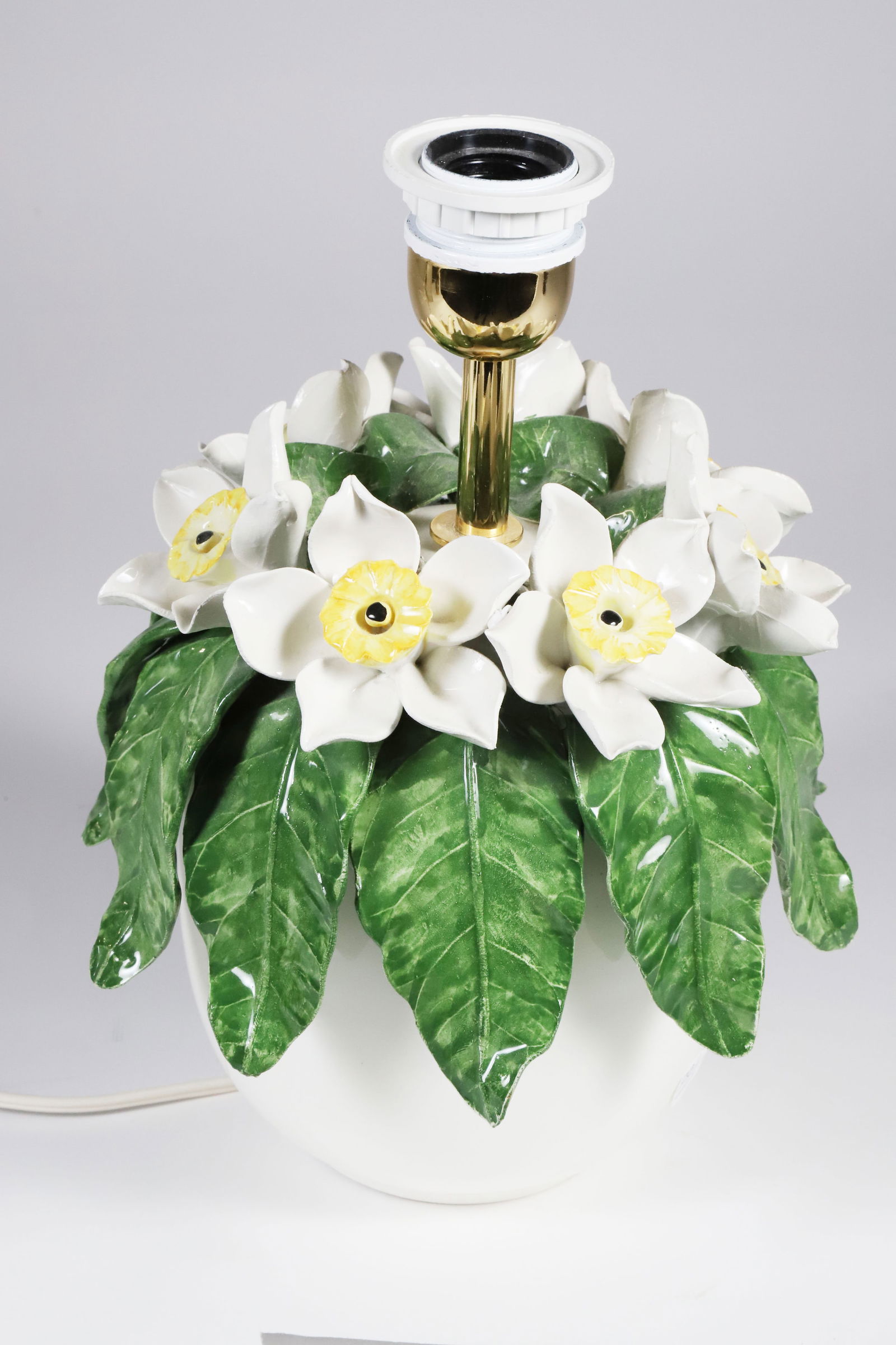 Contemporary Ceramic Daffodil Lamp - 2