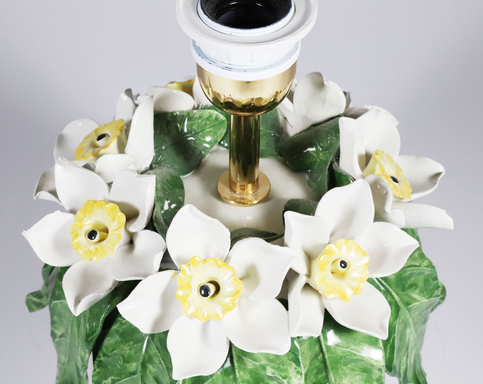 Contemporary Ceramic Daffodil Lamp - 4