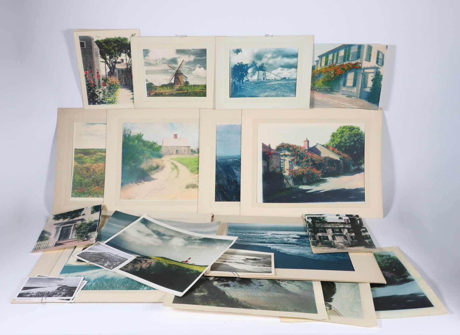 James Francis Barker 19 Tinted Nantucket Photographs: James Francis Barker (American 1871-1950) 19 Tinted Nantucket Photographs Overall 8in. x 10 in. to 14.5 in. x 18 in.