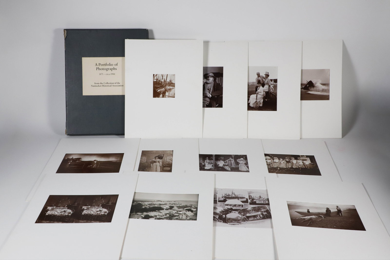 "A Portfolio of Photographs 1871-circa 1900" From the Collection of the Nantucket Historical: "A Portfolio of Photographs 1871-circa 1900" From the Collection of the Nantucket Historical Association, Edited and printed by Cristopher Burnett, published by Quintessence Gallery, Nantucket, Massac