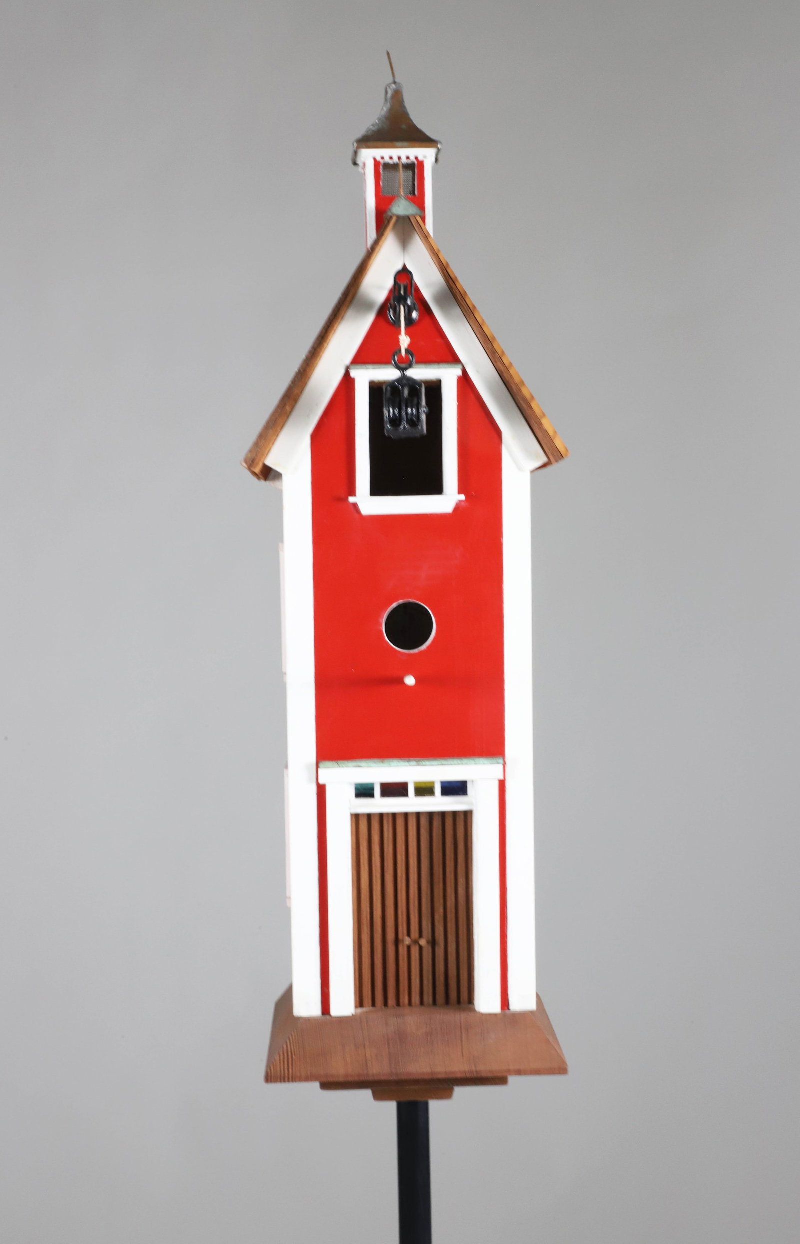 Contemporary Floor Standing Birdhouse (1 of 5)