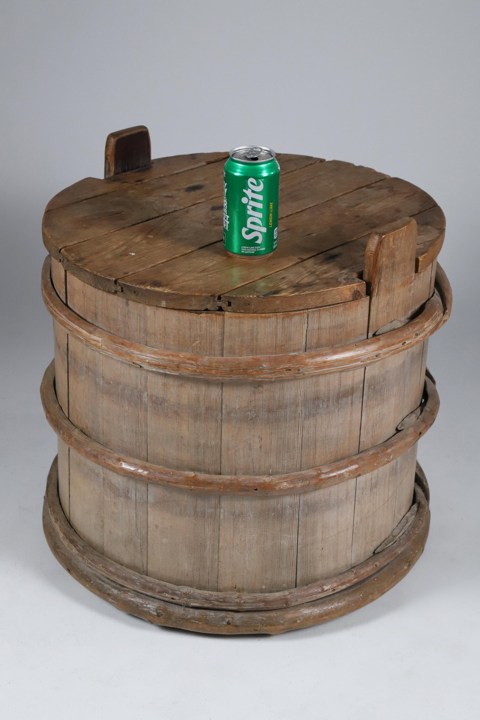 Antique Pine Covered Firkin (1 of 6)