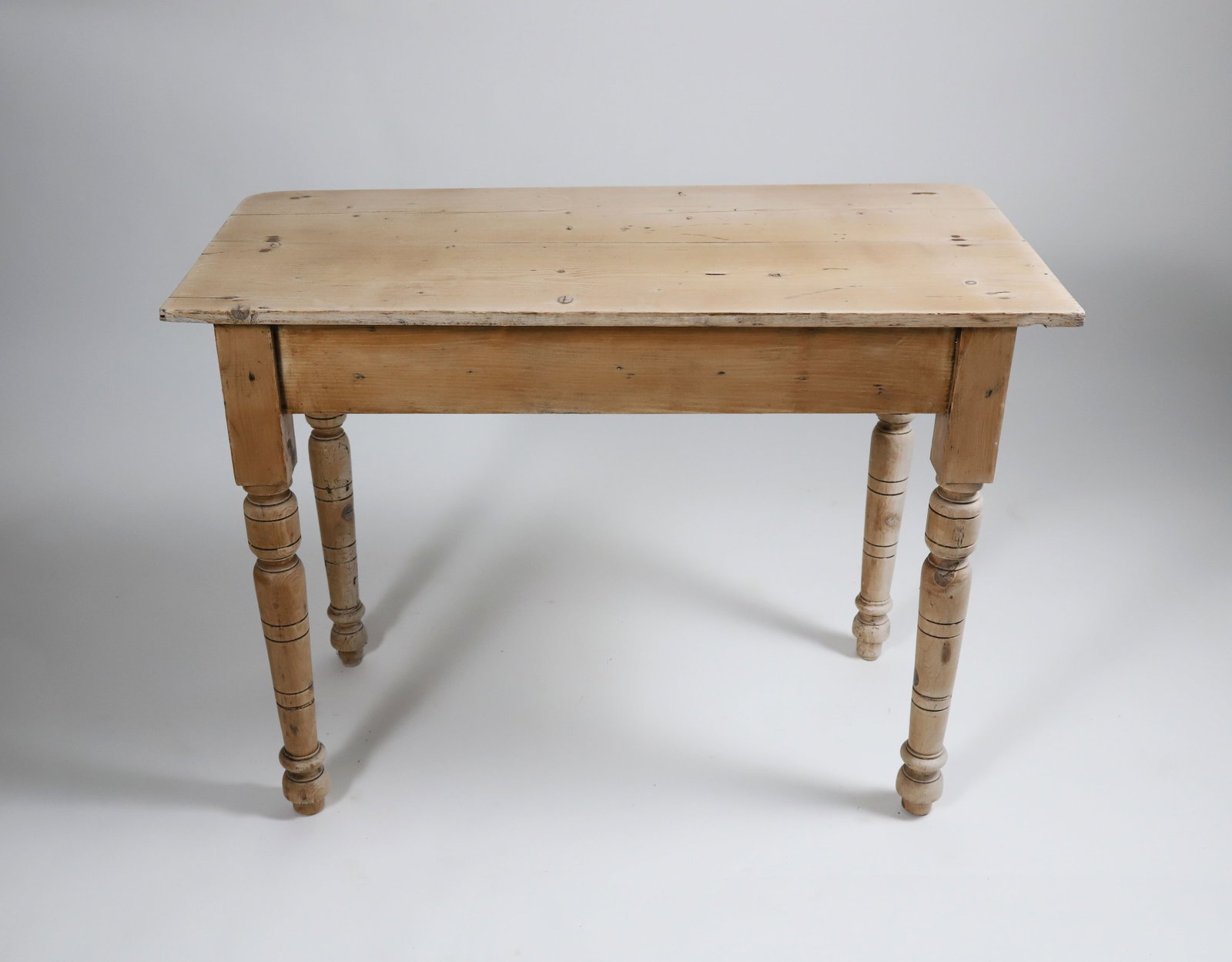 Vintage Pine One Drawer Console Table - 3